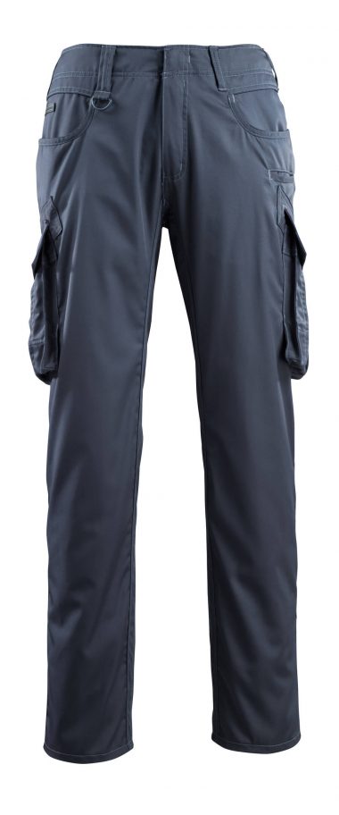 Trousers with thigh pockets